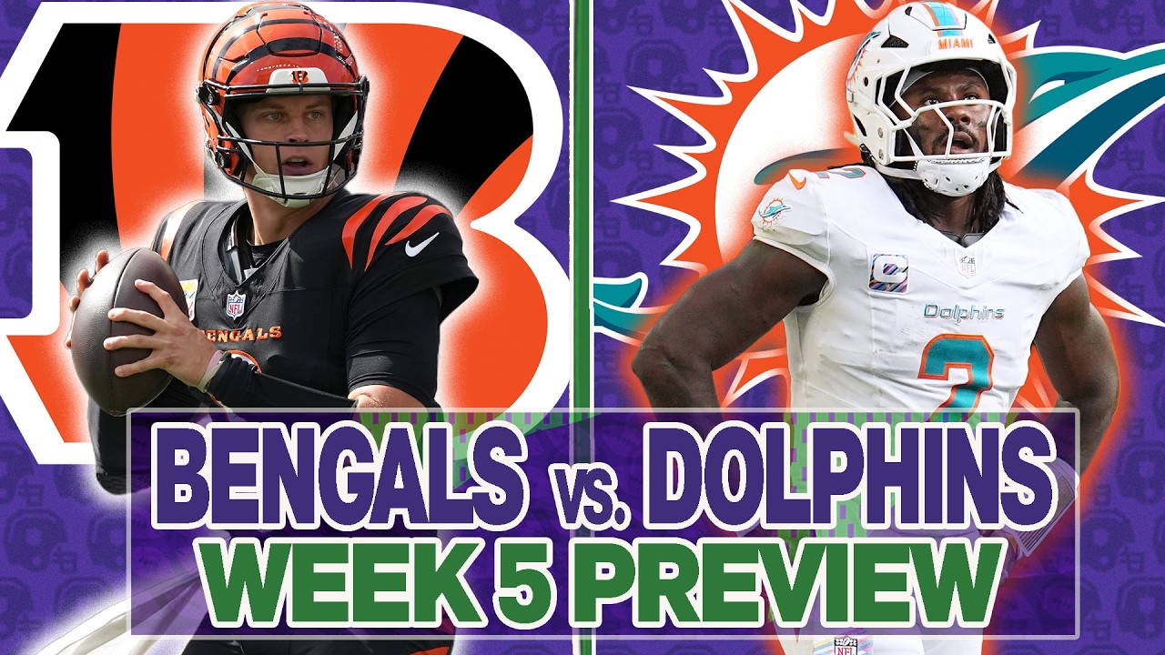 Bengals vs Dolphins Week 5 Preview | NFL Daily thumbnail