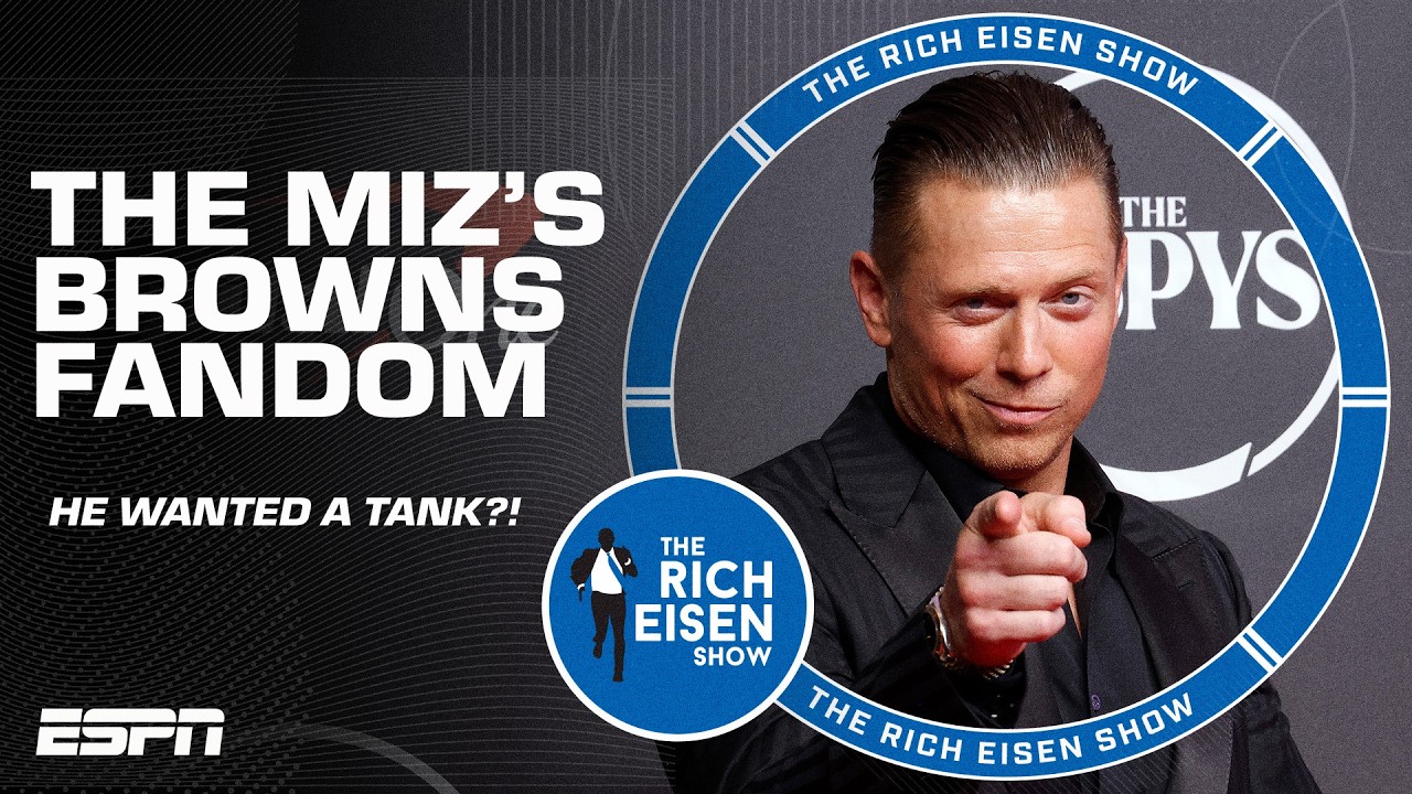 WWE star The Miz wanted his Browns to TANK THE SEASON for a QB of the future 😐 | The Rich Eisen Show thumbnail