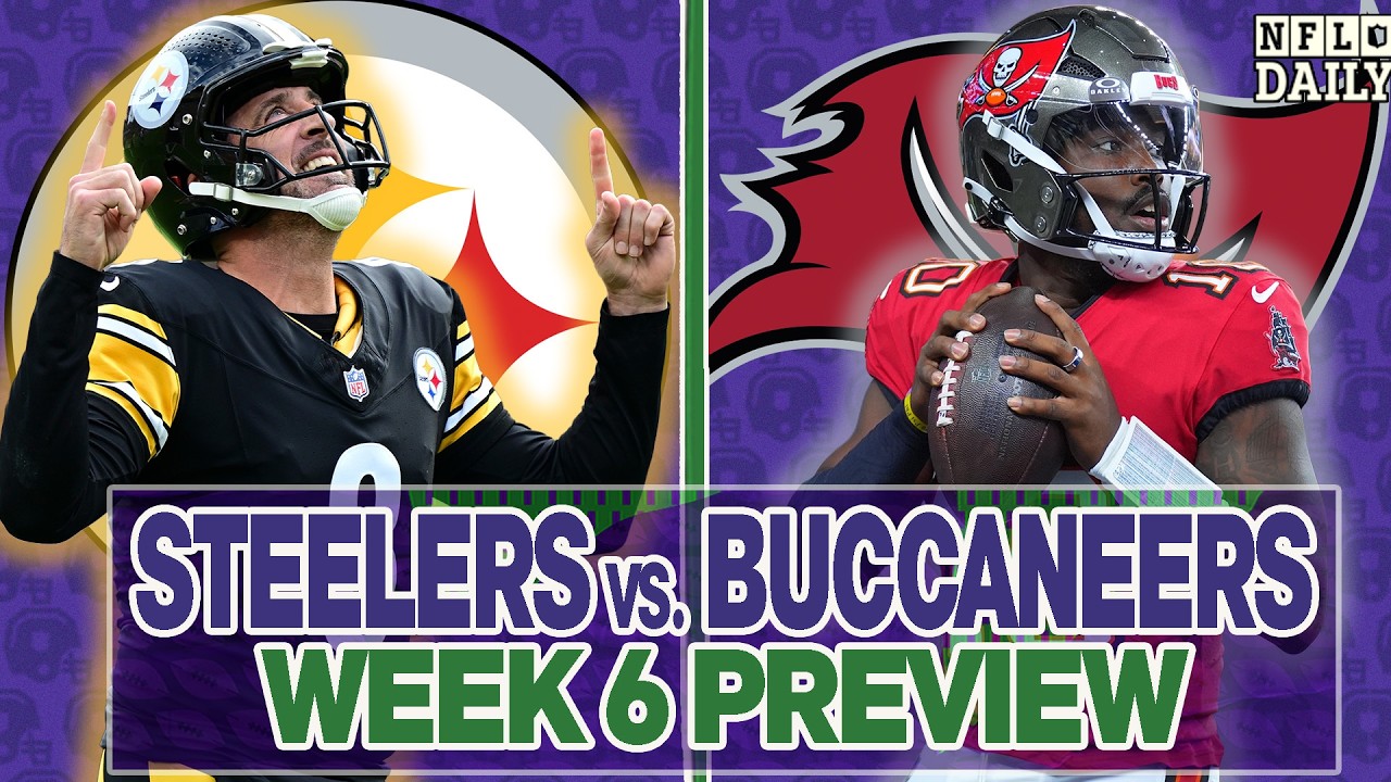 Steelers vs. Buccaneers Week 6 Preview | NFL Daily thumbnail