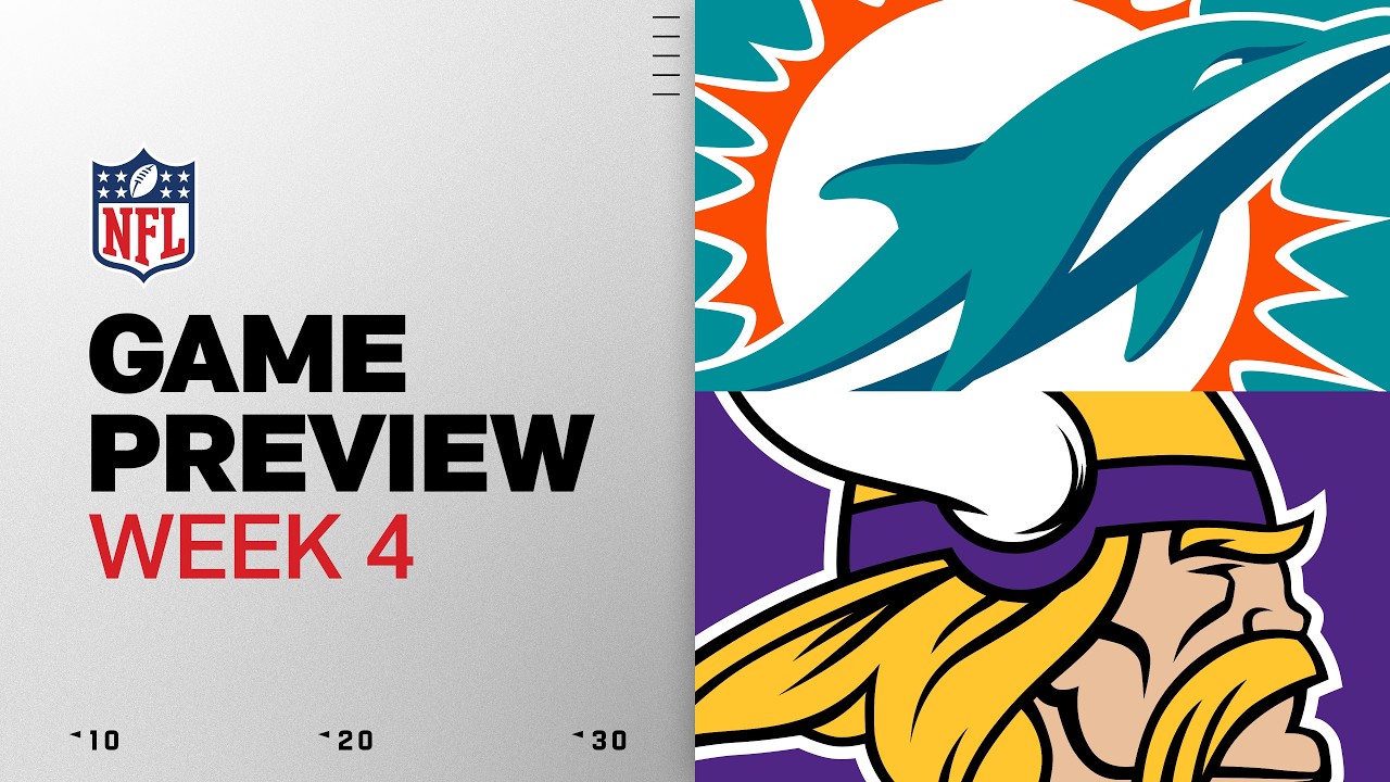 Miami Dolphins vs Minnesota Vikings | 2026 Week 4 Game Preview thumbnail