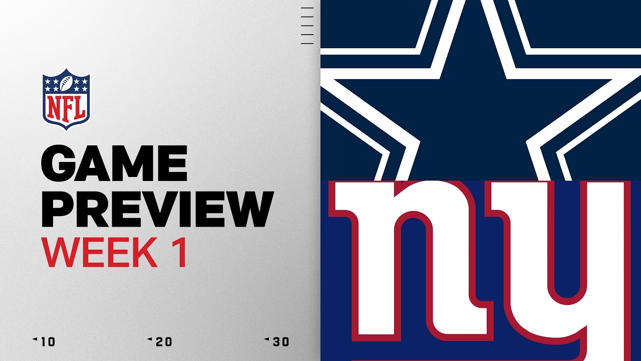 Dallas Cowboys vs New York Giants | 2026 Week 1 Game Preview thumbnail