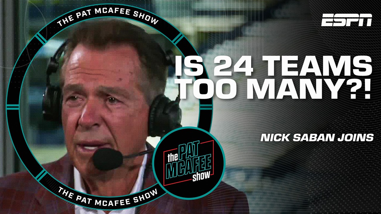 Nick Saban weighs in on 24-TEAM CFP EXPANSION 👀 CFB Week 7 previews & MORE | The Pat McAfee Show thumbnail