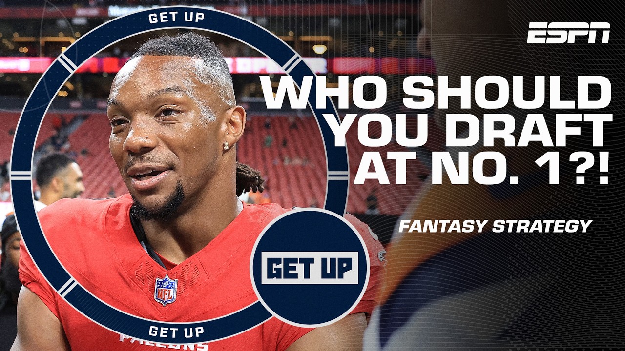 Who should be the No. 1 pick in your NFL fantasy draft? 🏈 | Get Up thumbnail
