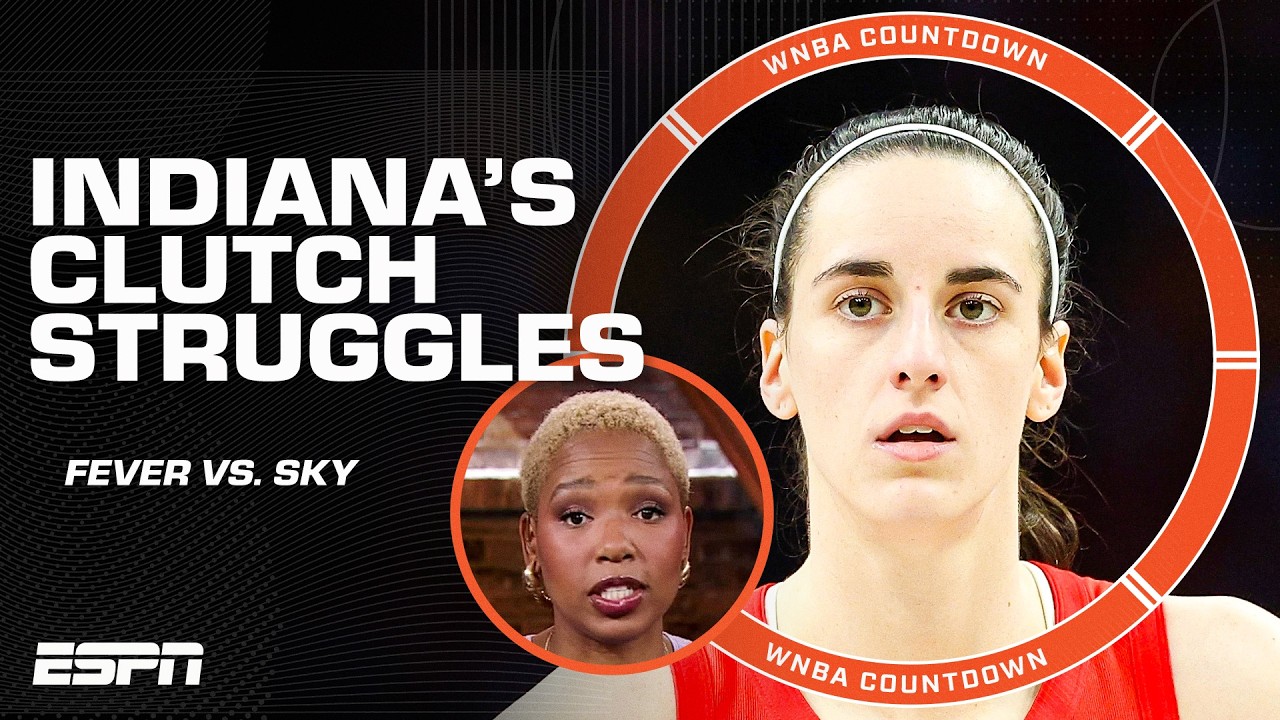 Why have Caitlin Clark & the Fever’s HISTORIC offense struggled in the clutch? | WNBA on ESPN thumbnail