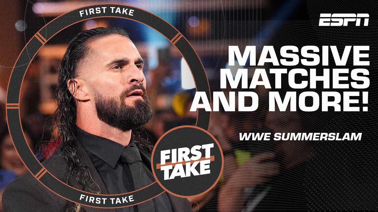 MASSIVE MATCHES, HELL IN A CELL and more at WWE SummerSlam 🍿 | First Take thumbnail
