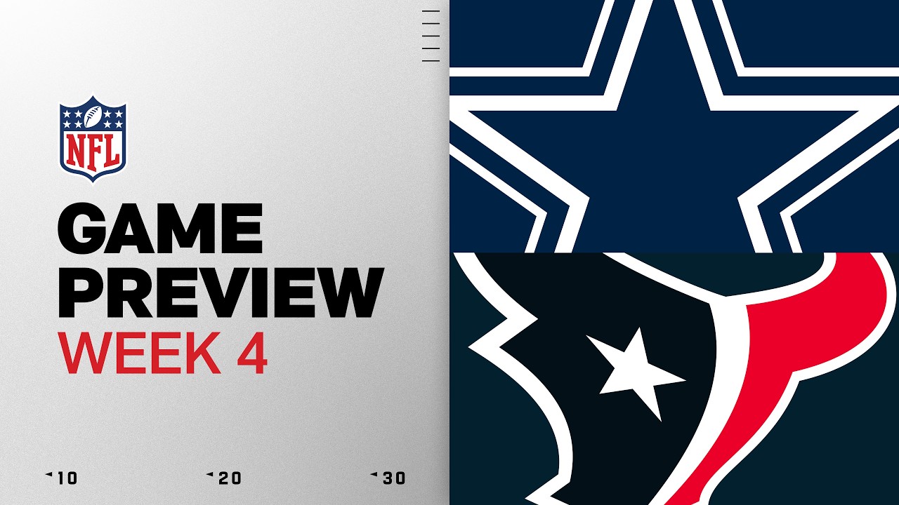 Dallas Cowboys vs Houston Texans | 2026 Week 4 Game Preview thumbnail