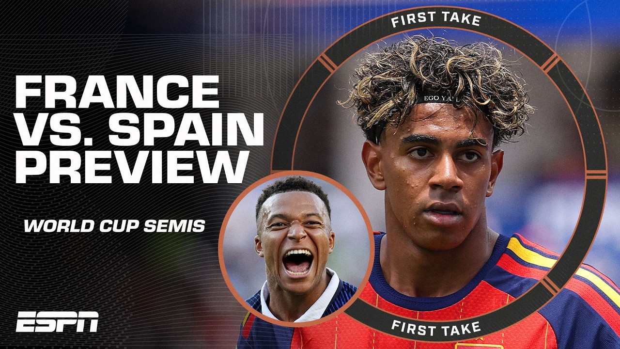 Lamine Yamal or Kylian Mbappe: Who needs to STEP UP MORE in France vs. Spain?! 🌎 | First Take thumbnail