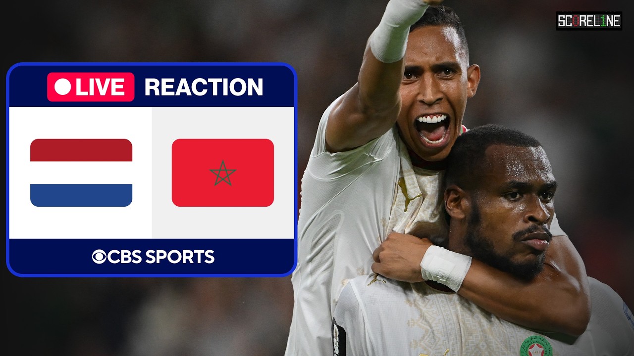 MOROCCO ADVANCE TO THE ROUND OF 16 | Netherlands vs. Morocco REACTION thumbnail