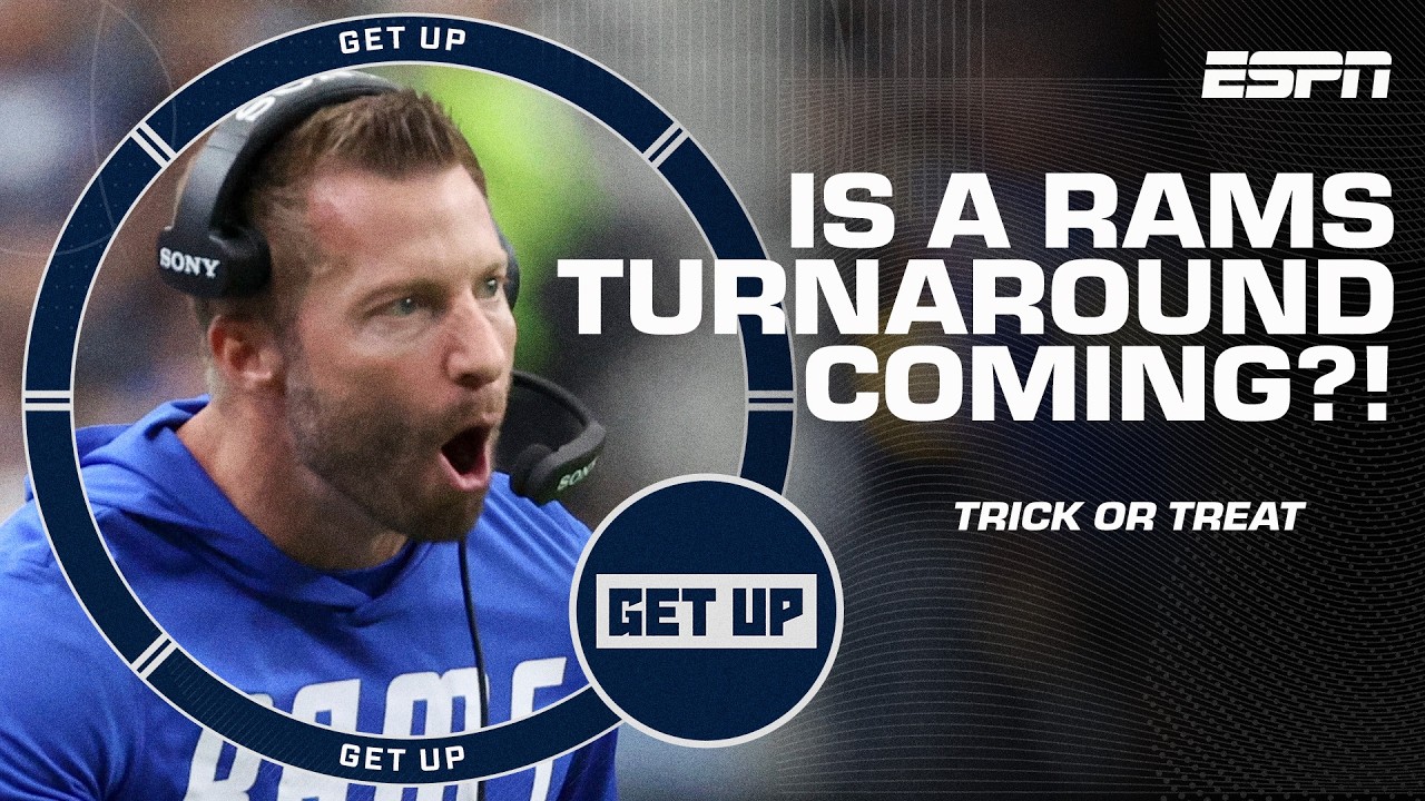 TRICK OR TREAT 🍭 Will the Rams turn it around? Could the Browns win the AFC North?! | Get Up thumbnail