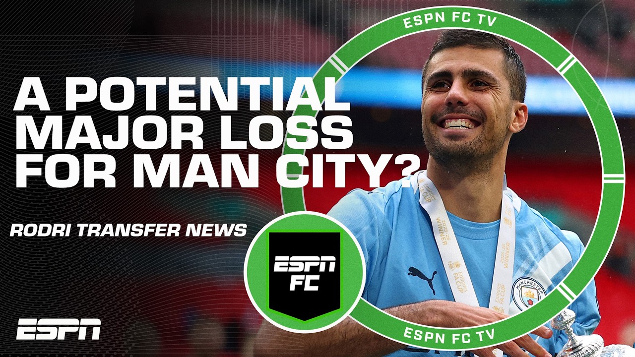 Rodri linked with move to Real Madrid ⚽ Can Man City keep him? | ESPN FC thumbnail