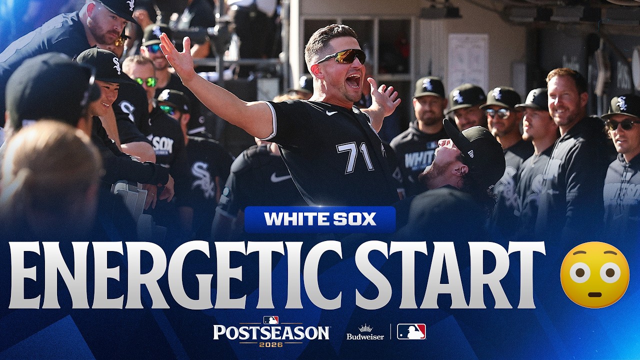 MUST-SEE: WILD Postseason ENERGY in Chicago for the White Sox!😤| MLB Highlights (Entire 1st Inning) thumbnail