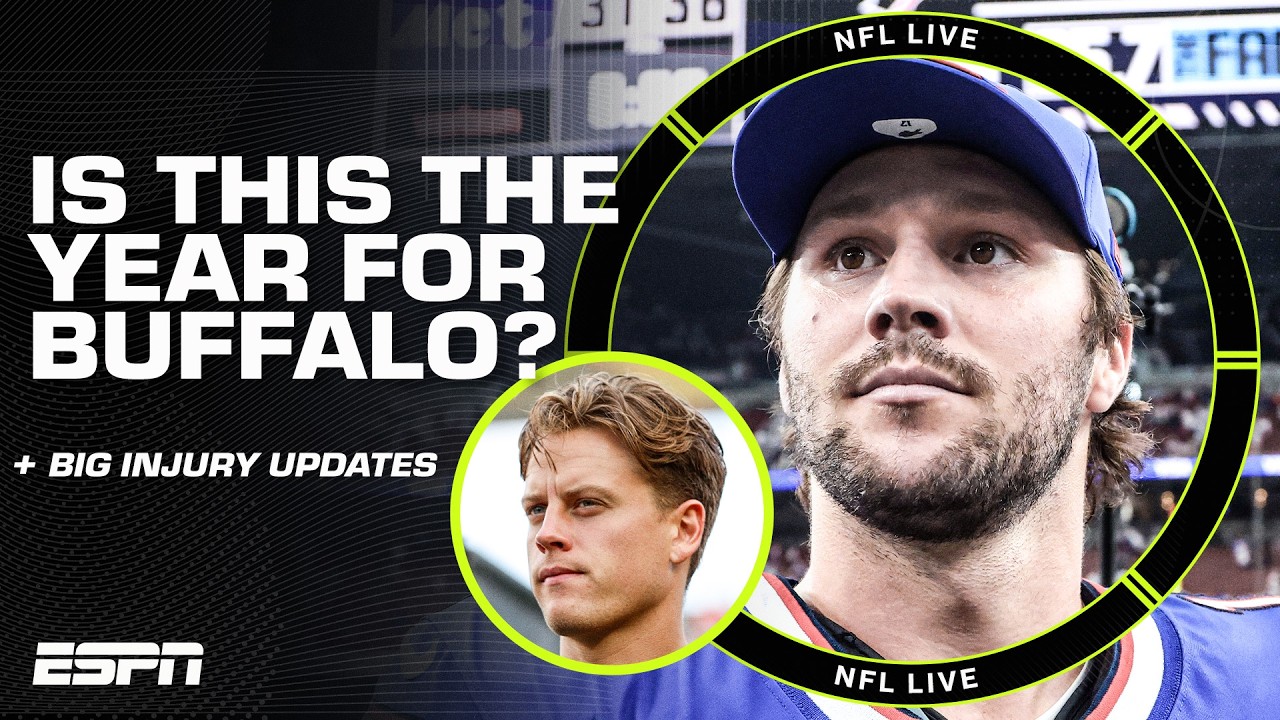 Can Josh Allen lead the Bills to the Super Bowl? 🍿 + Latest injury updates | NFL Live thumbnail