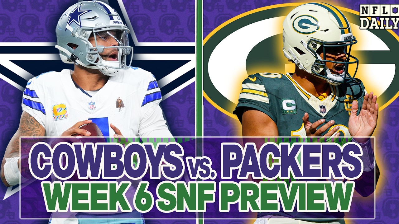 Cowboys vs. Packers Week 6 SNF Preview | NFL Daily thumbnail