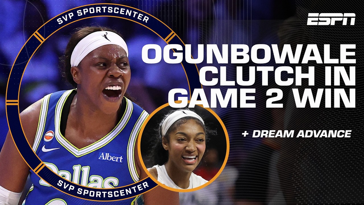 WNBA Playoffs REACTION 🍿 Arike Ogunbowale's historic night & Dream sweep the Mystics | SC with SVP thumbnail