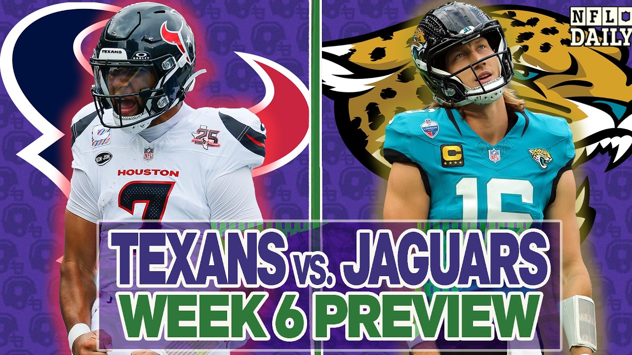 Texans vs. Jaguars Week 6 Preview | NFL Daily thumbnail