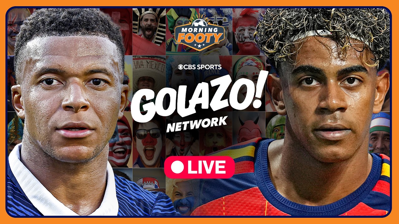 Morning Footy LIVE: France RECAP & Spain LOOKAHEAD + World Cup News, Analysis & Debate thumbnail