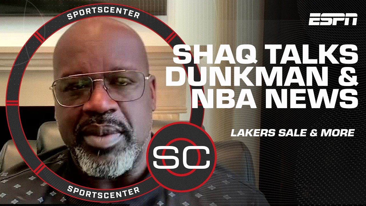 Shaq previews the Dunkman World Championship, talks Lakers sale & NBA offseason | SportsCenter thumbnail