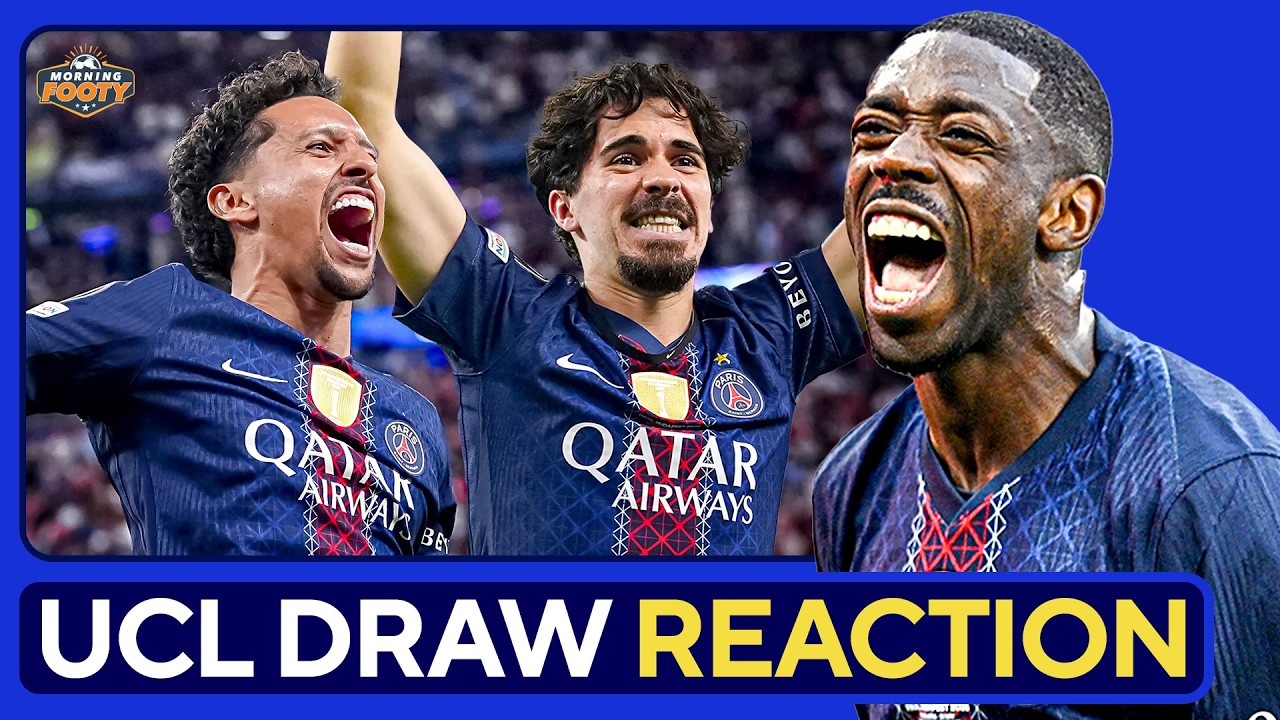 PREVIEWING PSG's League Phase Schedule | UCL DRAW REACTION thumbnail