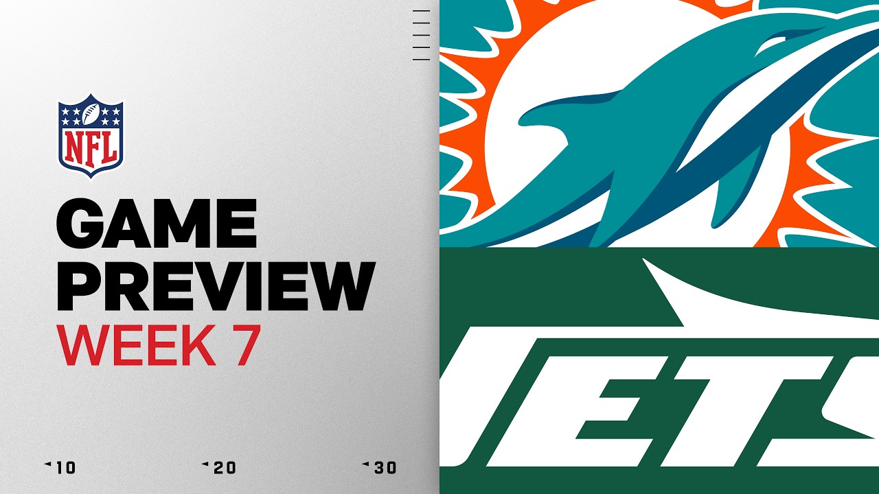 Miami Dolphins vs New York Jets | 2026 Week 7 Game Preview thumbnail