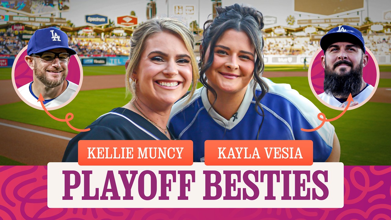Watch a game with Dodger wives Kayla Vesia & Kellie Muncy! thumbnail