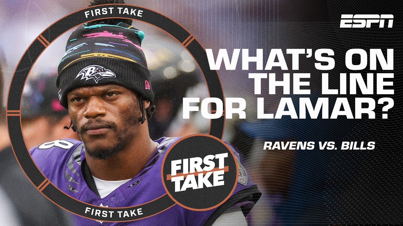 LOSING SEASON on the line for Lamar Jackson and the Ravens vs. the Bills 😳 - Evan Cohen | First Take thumbnail