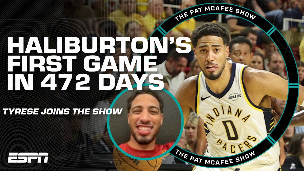 Tyrese Haliburton on his first game back with the Pacers after Achilles tear | The Pat McAfee Show thumbnail
