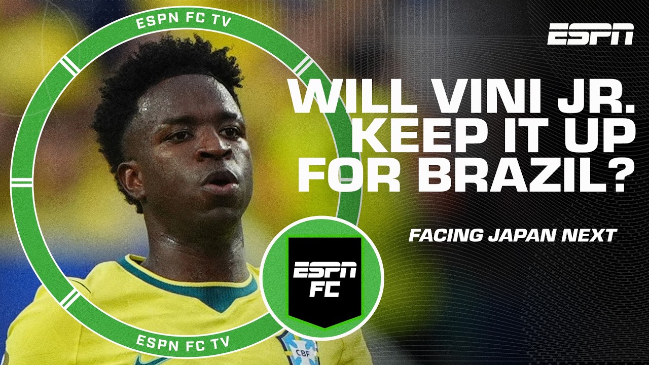 Vinicius Jr. has played VERY, VERY WELL 👏 Will he do it again in Brazil vs. Japan? | ESPN FC thumbnail