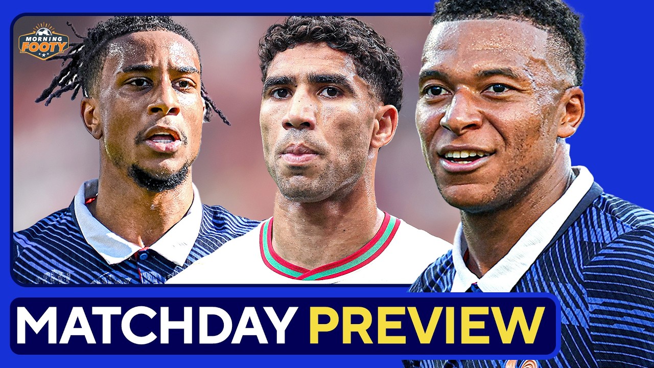 THE REMATCH IS TODAY! | France vs. Morocco World Cup Quarterfinal PREVIEW | 🇫🇷 v 🇲🇦 thumbnail
