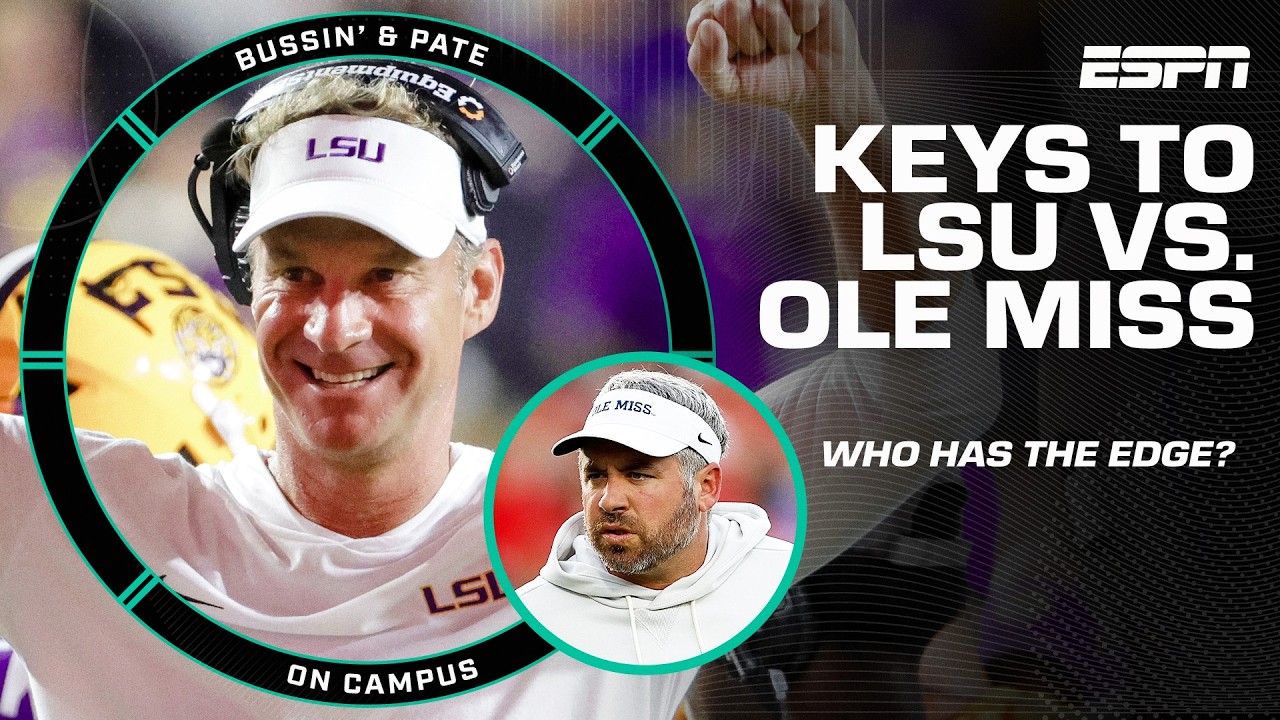 LSU vs. Ole Miss: Who has the edge in the Week 3 rivalry? | Bussin' & Pate on Campus thumbnail
