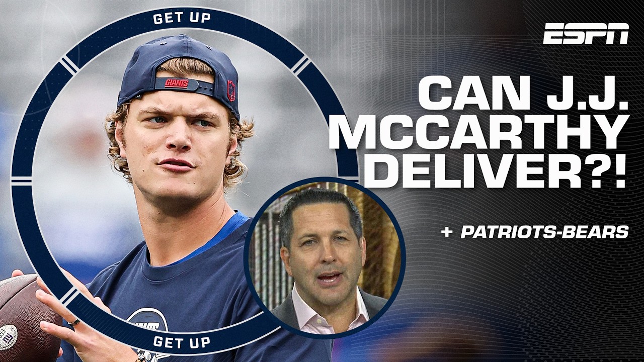 'THEY ARE TAKING THE UNKNOWN!' 👀 - Adam Schefter on Giants starting J.J. McCarthy | Get Up thumbnail