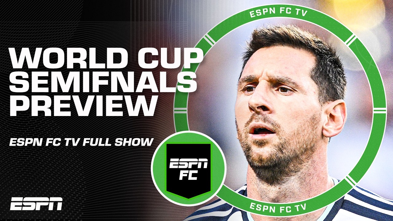 The 2026 World Cup Semifinals are set 🔥 France vs. Spain and England vs. Argentina | ESPN FC thumbnail