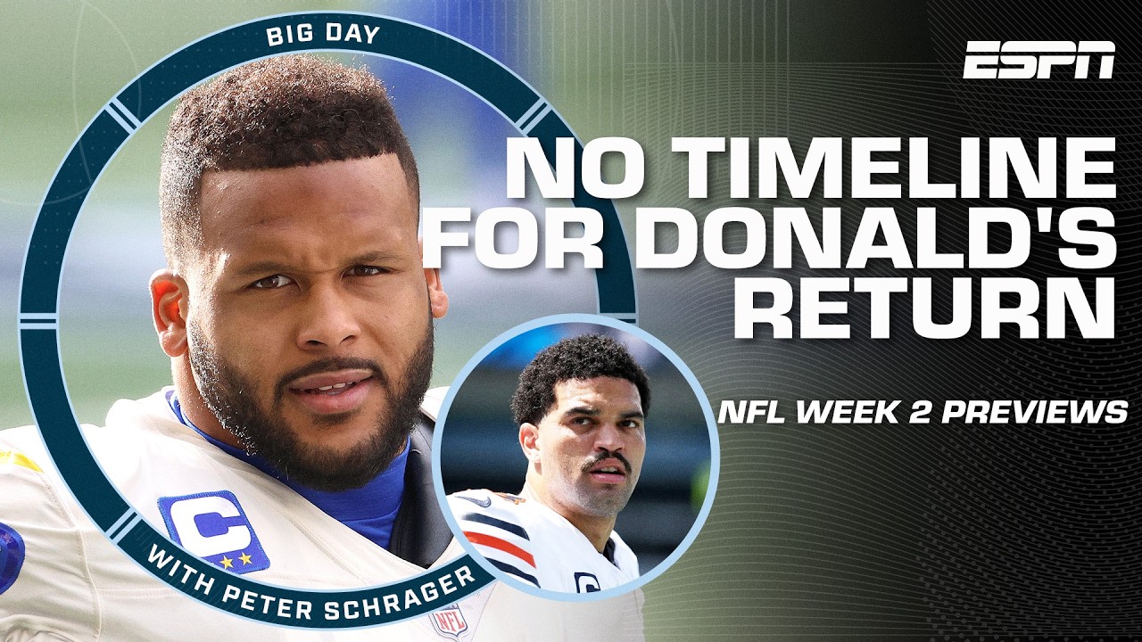 Aaron Donald EXPECTED to make season debut + Bears' offense WANTS MORE! | Big Day thumbnail