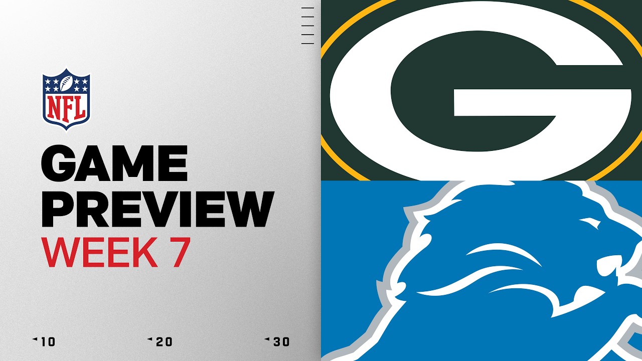 Green Bay Packers vs Detroit Lions | 2026 Week 7 Game Preview thumbnail