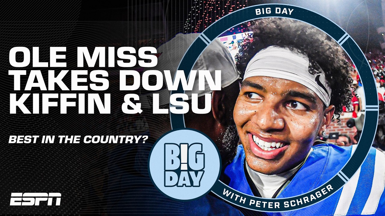 ‘Trinidad Chambliss is the BEST QB in CFB!’ 🔥 Biggest takeaways from Ole Miss vs. LSU | Big Day thumbnail
