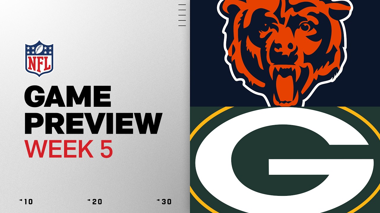 Chicago Bears vs Green Bay Packers | 2026 Week 5 Game Preview thumbnail