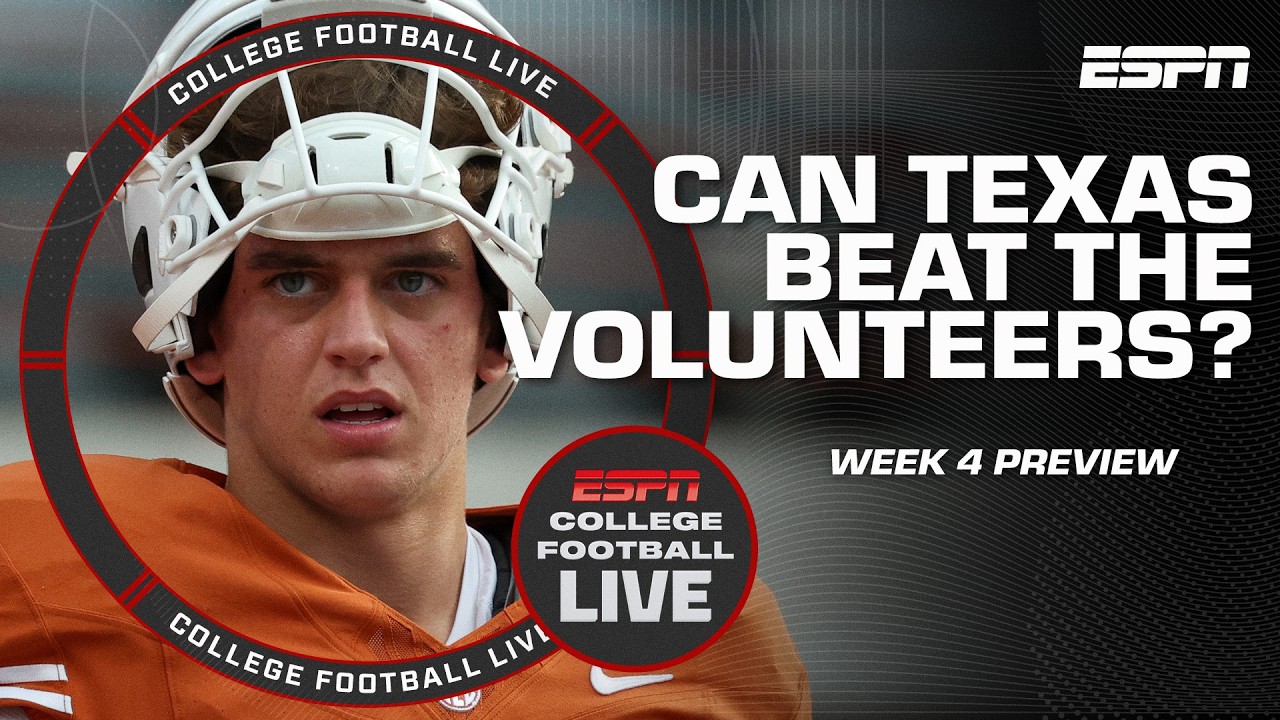 Texas vs. Tennessee Preview 🏈 Can Arch Manning handle the road test? | College Football Live thumbnail