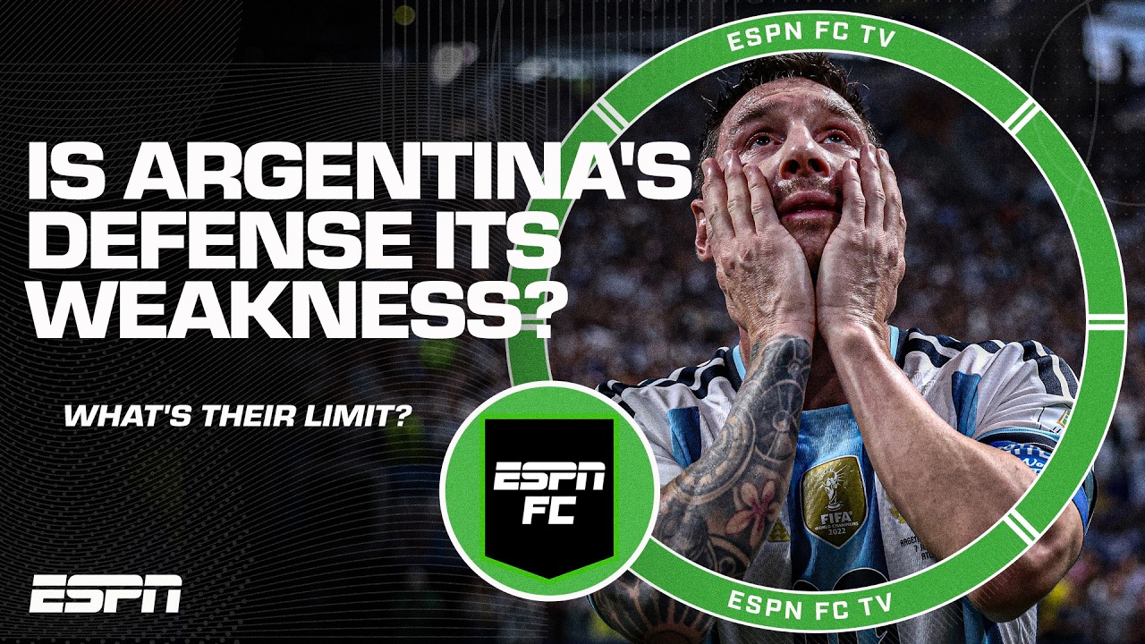 Argentina's defensive vulnerability could end their World Cup | ESPN FC thumbnail