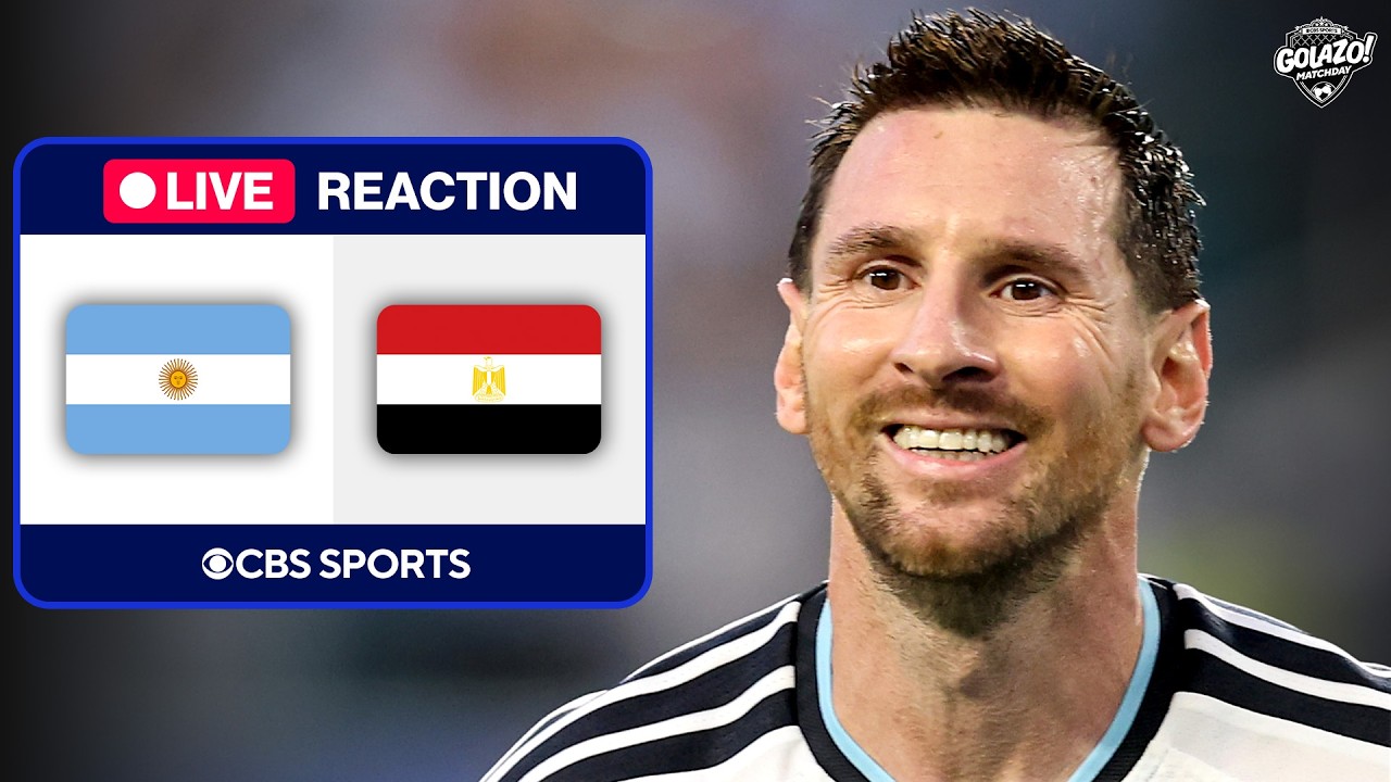 Golazo Matchday LIVE: Argentina vs. Egypt INSTANT REACTION thumbnail