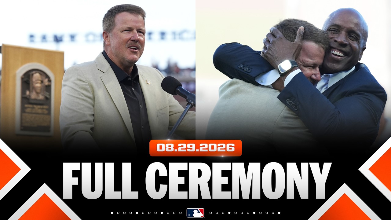 FULL CEREMONY: Hall of Famer Jeff Kent has his number retired by the San Francisco Giants! 🤩 thumbnail