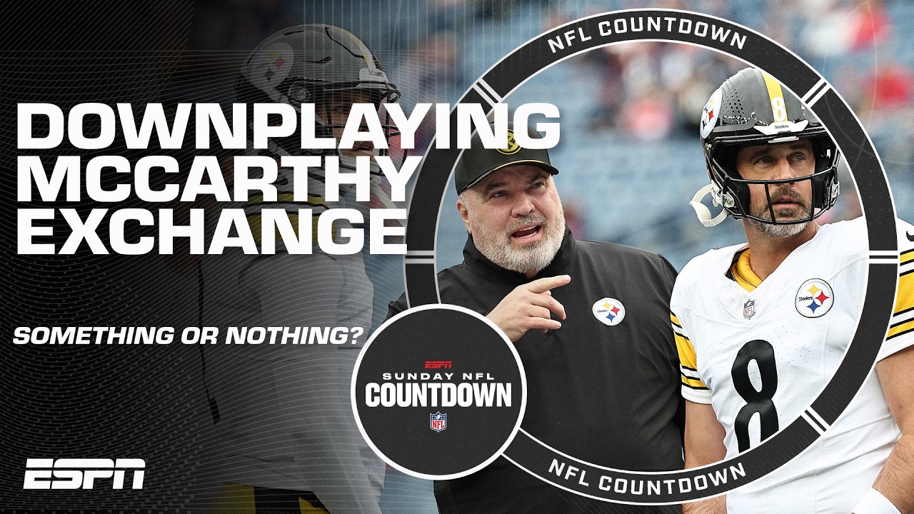 Something or Nothing? Reacting to Aaron Rodgers' HEATED EXCHANGE with Mike McCarthy | NFL Countdown thumbnail