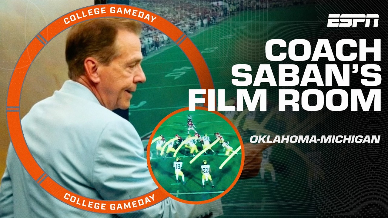 Nick Saban breaks down keys to Oklahoma vs. Michigan 🔑 | College GameDay thumbnail
