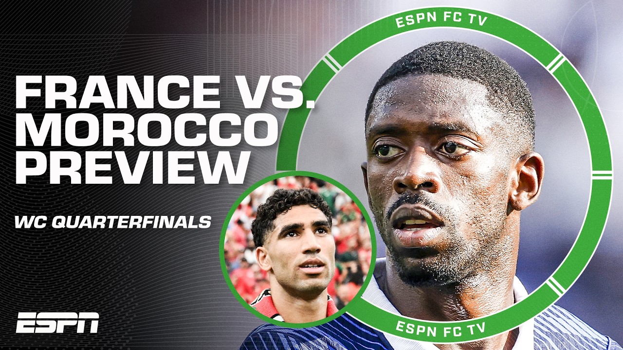France vs. Morocco in the World Cup Quarterfinals 👀 Who will advance? | ESPN FC thumbnail