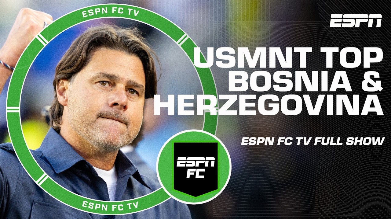 United States defeat Bosnia & Herzegovina, set to face Belgium next [FULL SHOW] | ESPN FC thumbnail