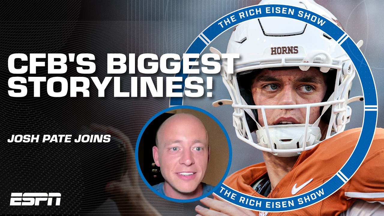 Is Arch Manning BACK?! 👀 Josh Pate breaks down the biggest CFB storylines | The Rich Eisen Show thumbnail