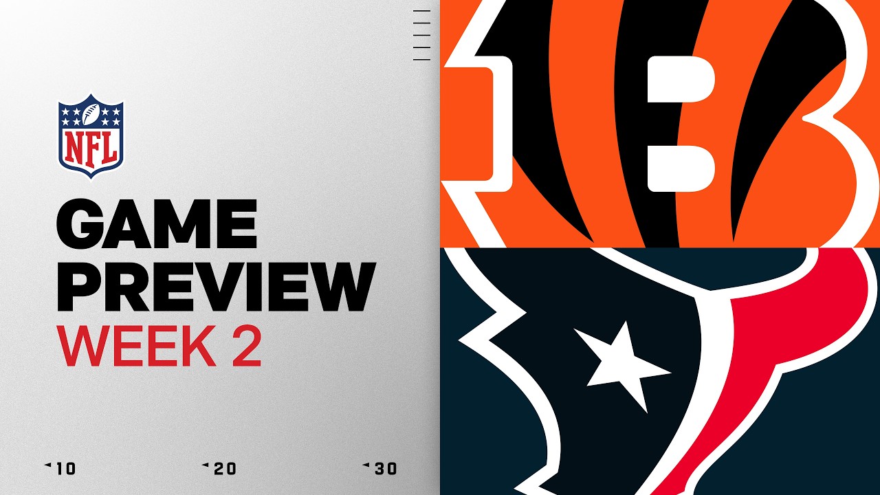 Cincinnati Bengals vs Houston Texans Game Preview | 2026 Week 2 thumbnail