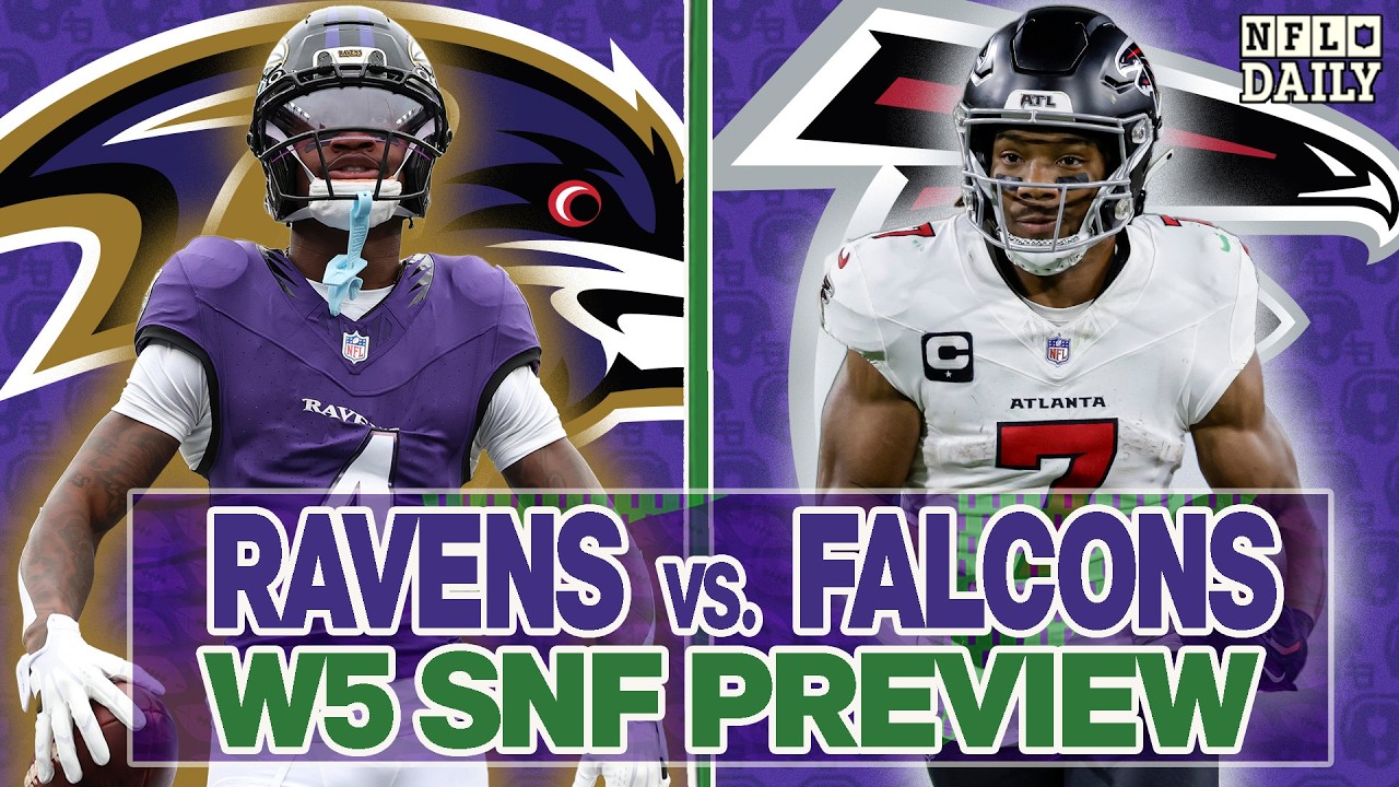 Ravens vs Falcons Week 5 Preview | NFL Daily thumbnail