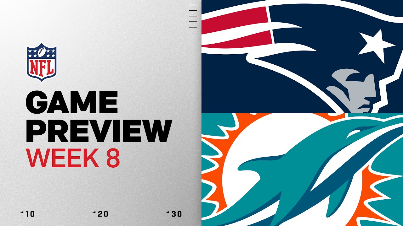 New England Patriots vs Miami Dolphins | 2026 Week 8 Game Preview thumbnail