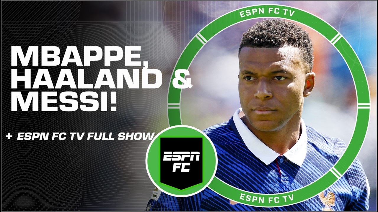 Kylian Mbappe, Erling Haaland AND Lionel Messi FEATURE 🍿| ESPN FC thumbnail