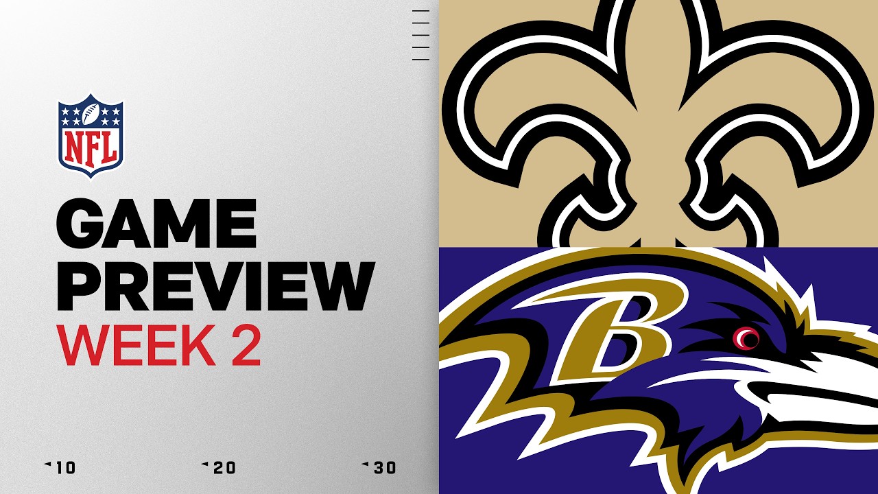 New Orleans Saints vs Baltimore Ravens Game Preview | 2026 Week 2 thumbnail