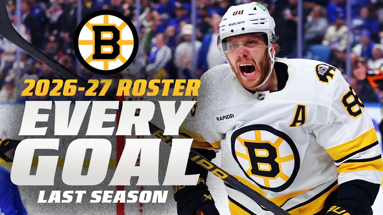 EVERY GOAL Scored Last Season by the 2026-27 Boston Bruins Roster thumbnail